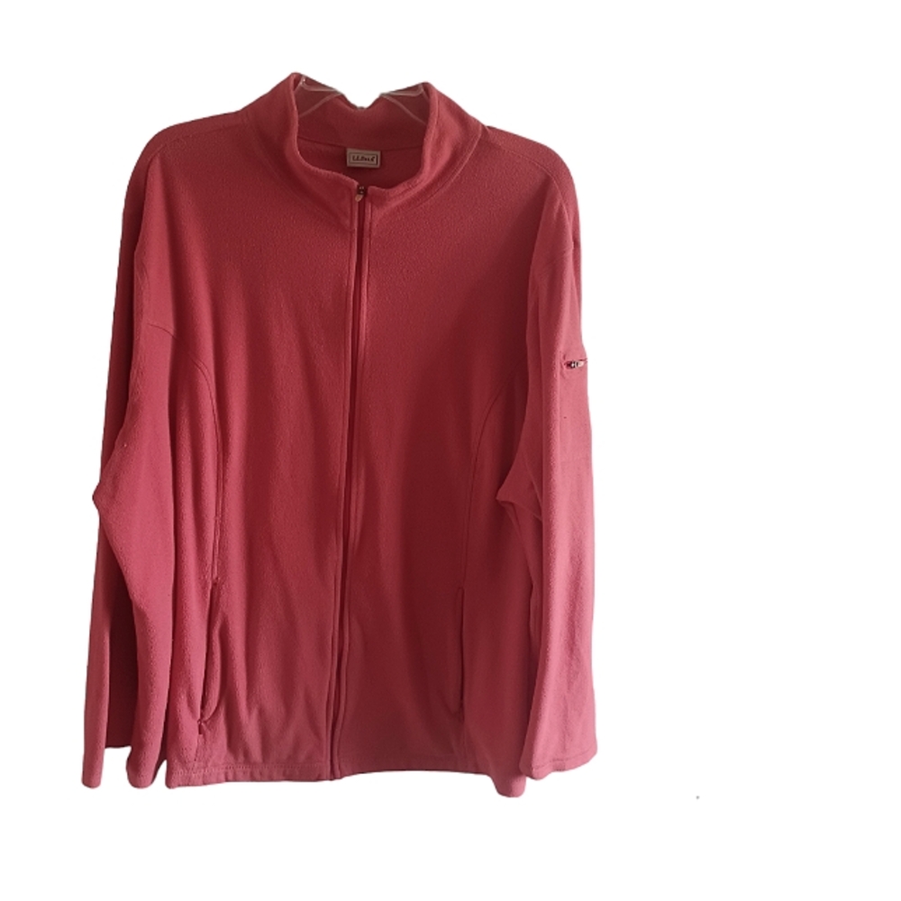L.L.BEAN lightweight fleece zip-up jacket Size XL